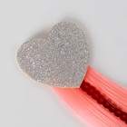 Локон накладной «Сердце», прямой волос, на заколке, 32 см, цвет МИКС - Фото 4