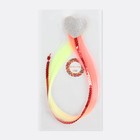 Локон накладной «Сердце», прямой волос, на заколке, 32 см, цвет МИКС - фото 45565226