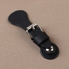 Застёжка для сумки на кнопке, 8×3 см, чёрная - Фото 3