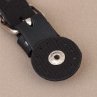 Застёжка для сумки на кнопке, 8×3 см, чёрная - Фото 5