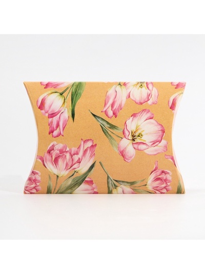 Коробка подарочная складная фигурная, упаковка, «Цветы», 11×8×2 см