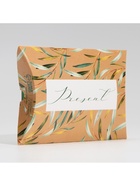 Коробка подарочная складная фигурная, упаковка, «Крафт», 11 х 8 х 2 см 9044308