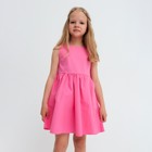 Платье для девочки с карманами KAFTAN, размер 32 (110-116), цвет ярко-розовый - фото 2752943