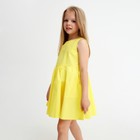 Платье для девочки с карманами KAFTAN, размер 32 (110-116), цвет жёлтый - Фото 2