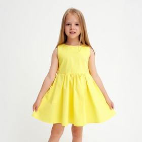 Платье для девочки с карманами KAFTAN, размер 36 (134-140), цвет жёлтый