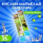 Кислый мармелад Looney Tunes "Яблоко", 35 г - фото 9838683