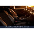 Авточехлы Rival Строчка (зад. спинка 40/60) для сидений Lada Granta седан, лифтбек (кроме Drive Active) 2011-2018/Granta седан, лифтбек (кроме Drive Active и Club) 2018-н.в./Kalina Cross универсал 2014-2018, алькантара/эко-кожа, черные - Фото 13