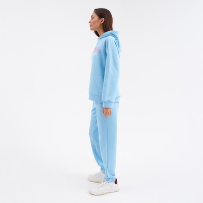 Костюм женский (толстовка, брюки) MIST Be nice, размер 48-50, голубой