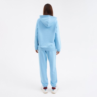Костюм женский (толстовка, брюки) MIST Be nice, размер 48-50, голубой