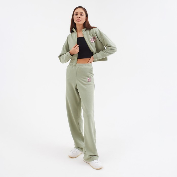 Костюм женский (джемпер и брюки) MIST, р. 40-42, хаки - Фото 1