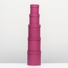 Набор шляпных подарочных коробок 5 в 1 «Фуксия однотонный»,20×20×20‒11×11×11 см - Фото 9