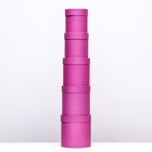 Набор шляпных подарочных коробок 5 в 1 «Фуксия однотонный»,20×20×20‒11×11×11 см - Фото 4