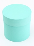 Набор шляпных подарочных коробок 5 в 1 «Мята однотонный»,20×20×20‒11×11×11 см - Фото 4