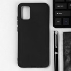Чехол TFN, для телефона Samsung A02S, силиконовый, черный - фото 318952511