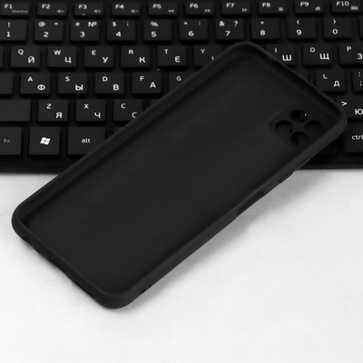 Чехол TFN для телефона Samsung A22, силиконовый, чёрный
