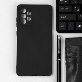 Чехол TFN, для телефона Samsung A72, силиконовый, черный