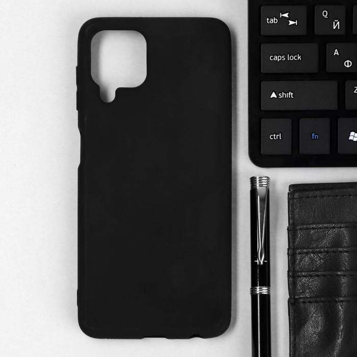 Чехол TFN, для телефона Samsung M22, силиконовый, черный - Фото 1
