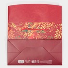 Пакет-коробка «Золото», 23 х 18 х 11 см, Новый год - фото 25506508