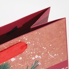 Пакет крафтовый вертикальный «Подарок для тебя», ML 23 × 27 × 11,5 см - Фото 5
