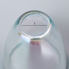 Плафон BayerLux «Аиша», Е14, абажур d=8.5 см, 9×9×10.5 см, прозрачный - Фото 3