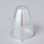 Плафон BayerLux «Аиша», Е14, абажур d=8.5 см, 9×9×10.5 см, прозрачный - Фото 4