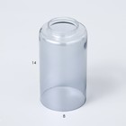 Плафон Алсу 1хЕ27 тонированный 8х8х14,5см - Фото 4