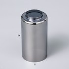 Плафон Алсу 1хЕ27 серебро 8х8х14,5см - Фото 4