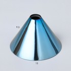 Плафон Амира 1хЕ14 синяя радуга 15,5х15,5х10,5см - фото 44365940