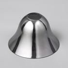 Плафон Мадина 1хЕ27 серебро 16х16х11см - фото 48238960