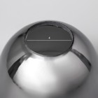 Плафон Мадина 1хЕ27 серебро 16х16х11см - фото 48238961