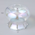 Плафон Мариям 1хЕ27 перламутровый 17х17х14см - фото 35371398