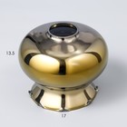 Плафон Мариям 1хЕ27 золото 17х17х14см - Фото 4