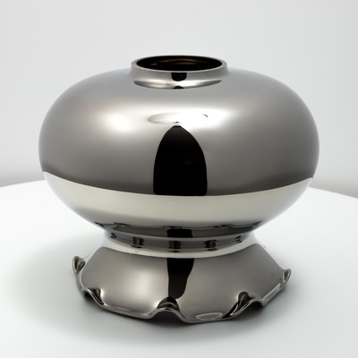 Плафон «Мариям» 1хЕ27 хром 17×17×14 см