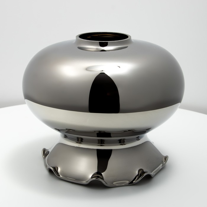 Плафон «Мариям» 1хЕ27 хром 17×17×14 см - Фото 1