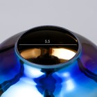 Плафон Алия 1хЕ27 синяя радуга 14х14х17см - Фото 3