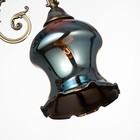 Плафон Алия 1хЕ27 синяя радуга 14х14х17см - Фото 6