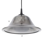 Светильник BayerLux Эльвира 1хЕ27 серебро 30х30х12см - фото 35737662