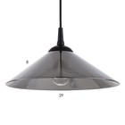 Светильник BayerLux Алана 1хЕ27 серебро 30х30х9см - фото 21668332