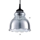 Светильник BayerLux Дамира 1хЕ27 тонированный 21х21х18см 7866942 - фото 14061214