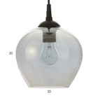 Светильник BayerLux Шакира 1хЕ27 хром 20х20х18см - фото 22540852