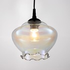 Светильник Злата 1хЕ27 перламутровый 22х22х18см - фото 3785780