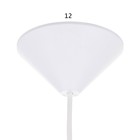 Светильник BayerLux "Лила" 1х60Вт Е27 38х38х11см - фото 21668497