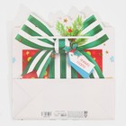 Пакет подарочный «Подарок», 25 × 26 × 10 см - фото 9055281