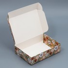 Коробка складная «Новогодняя ботаника»,  21 × 15 × 5 см - Фото 5