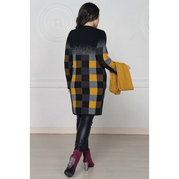 Кардиган «Злата», цвет горчичный, размер 60 55212