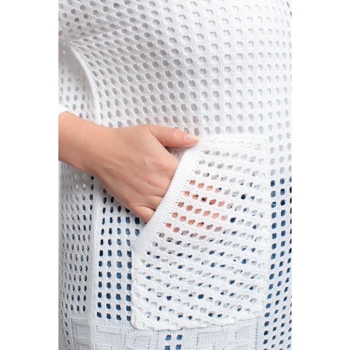 Кардиган «Злата», цвет белый, размер 56 55214