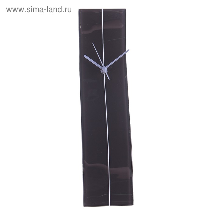 Часы настенные "Линия времени", черные, 10 × 41 см - Фото 1