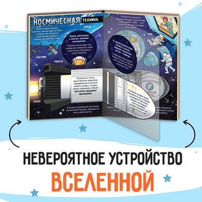 Энциклопедия с прозрачными страницами «Что мы знаем о космосе», 30 стр.
