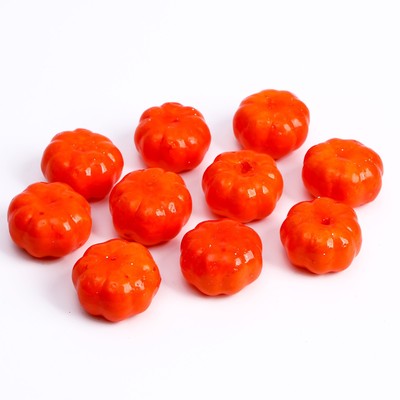 Основа для творчества и декора «Тыква», набор 10 шт., размер 1 шт. — 3.4×3.4×2 см