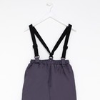 Брюки детские утепленные, цвет графит, рост 98 см 9137137